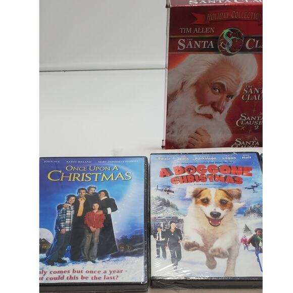 Christmas Movies, DVD Format Lot of 7.  NEW & PRE-OWNED (See Description) - Picture 1 of 11